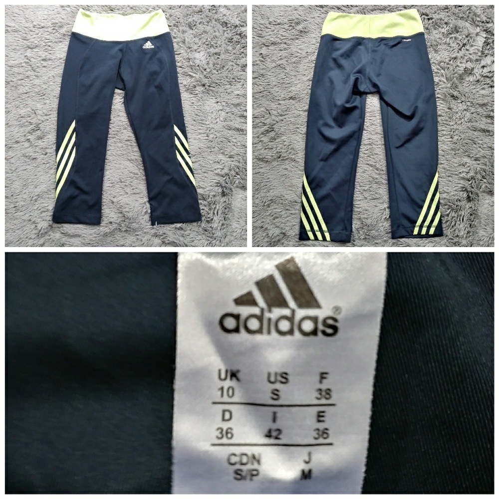 Adidas capri leggings size small